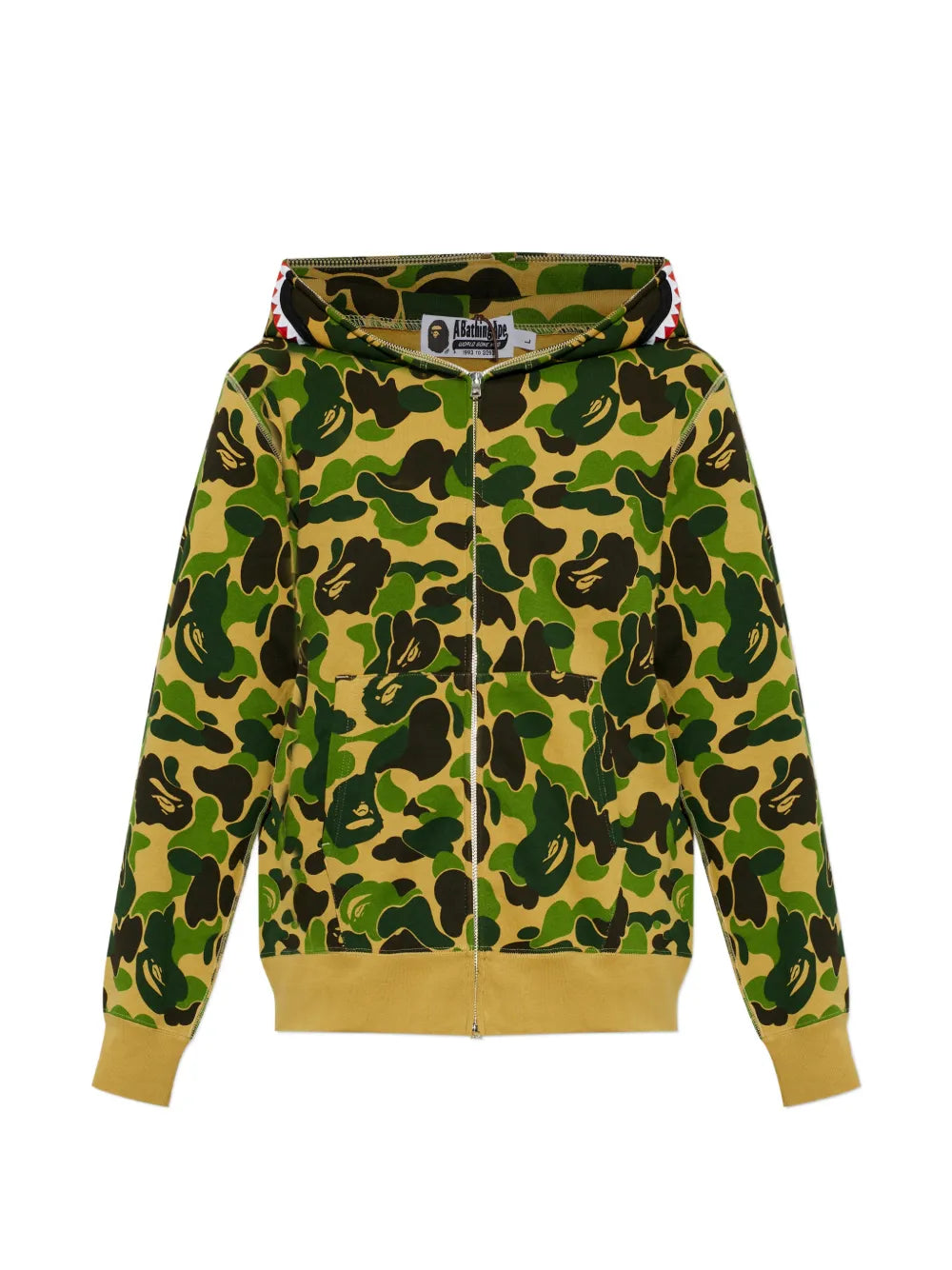A BATHING APE® hoodie con estampado militar