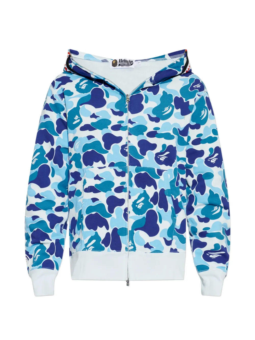 A BATHING APE® hoodie con estampado militar