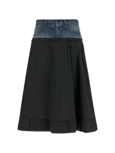 Maison Margiela falda midi de mezclilla - imagen 1