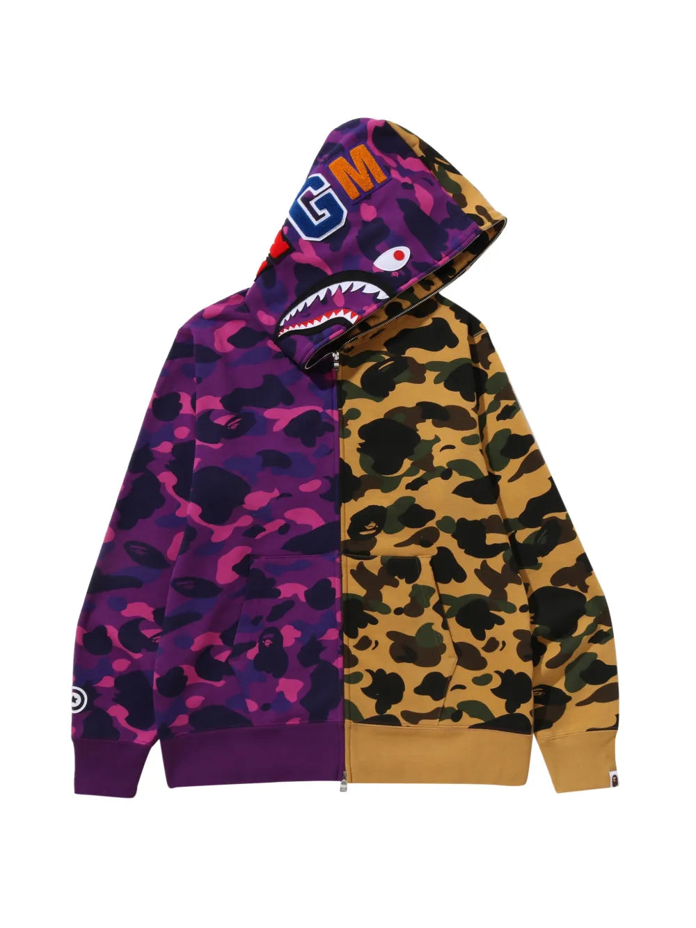 A BATHING APE® hoodie con cierre