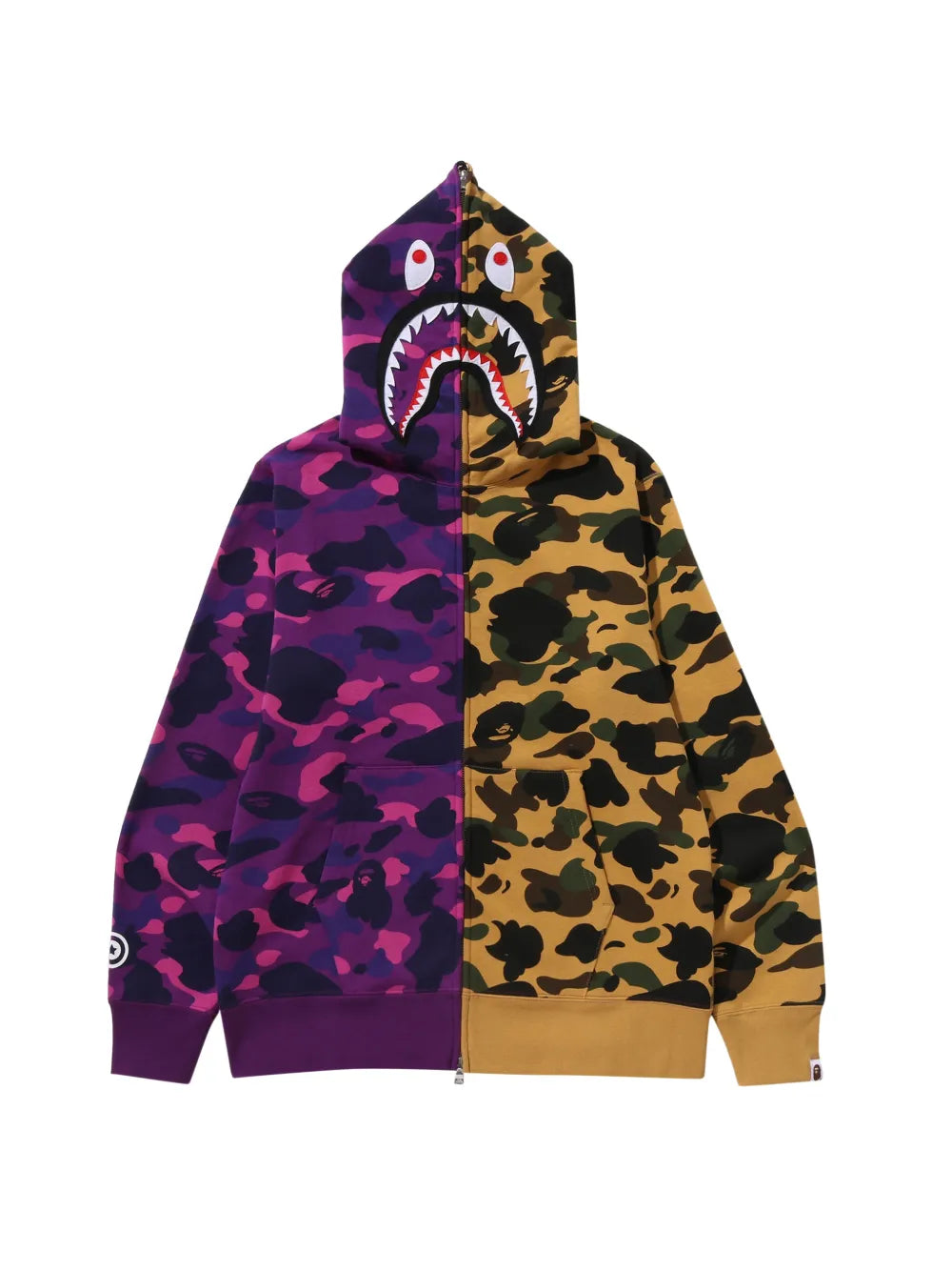 A BATHING APE® hoodie con cierre