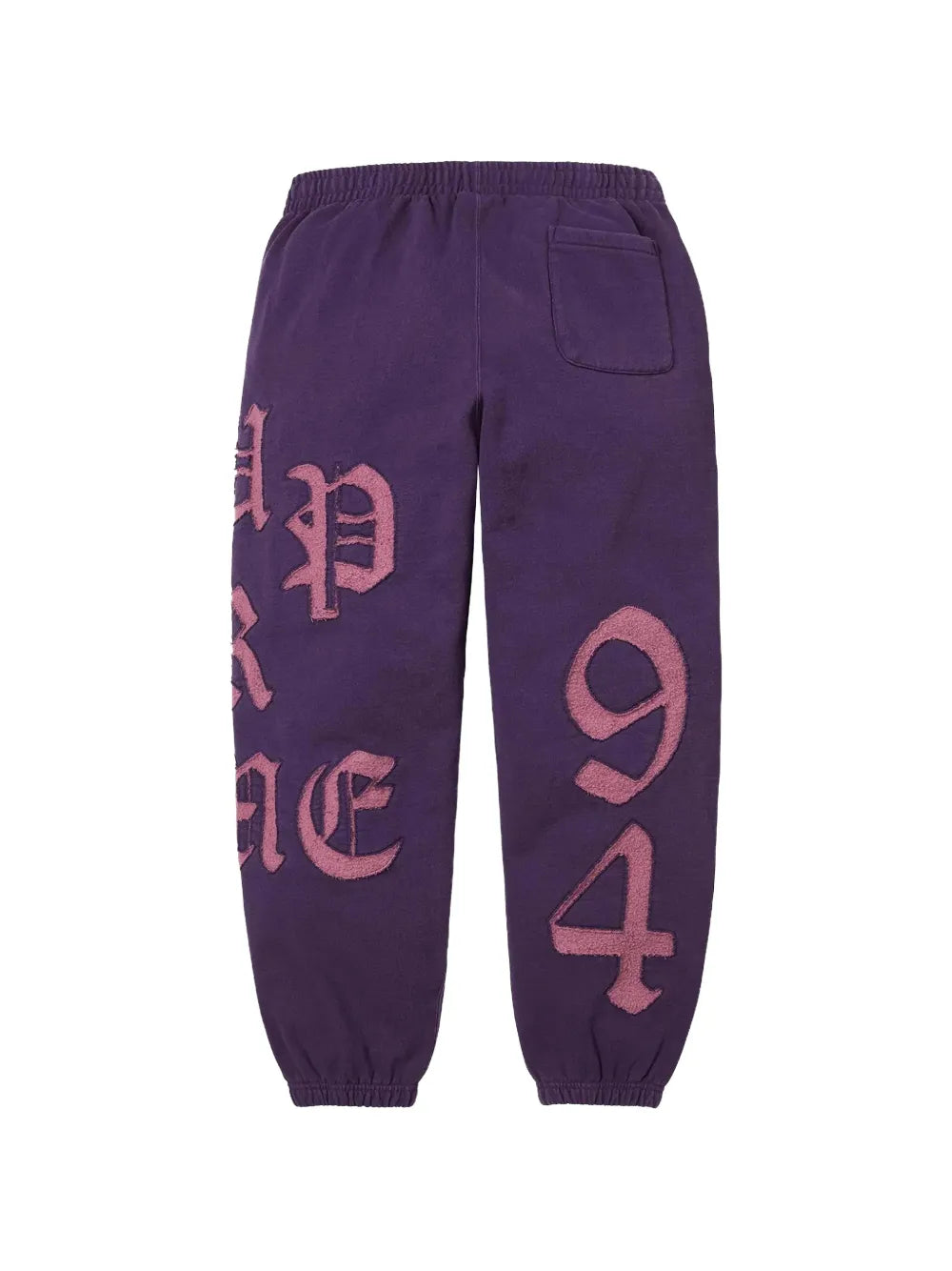 Supreme pants con tobillos elásticos - Morado - imagen 2