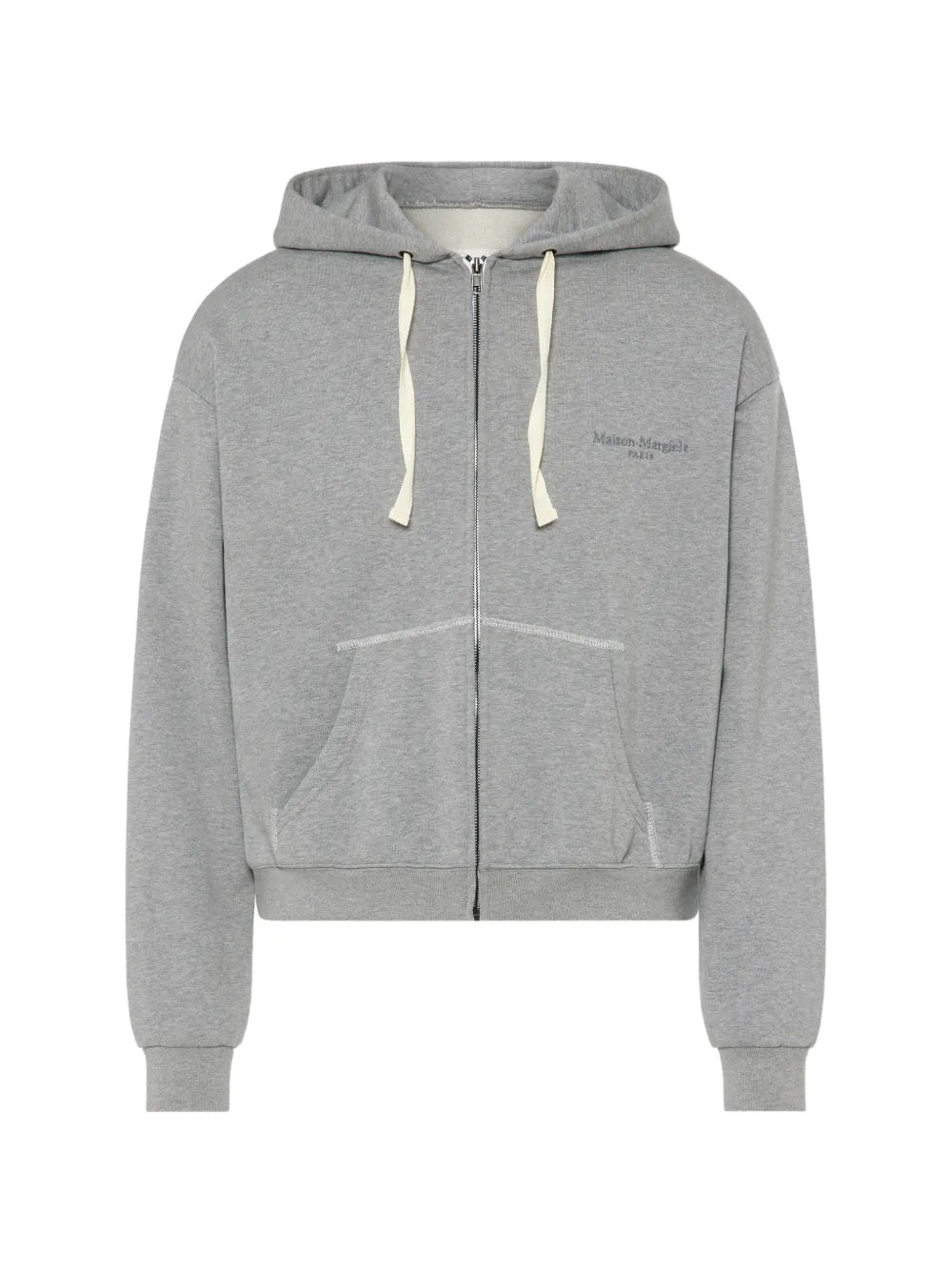 Maison Margiela sudadera con capucha y cierre - Gris - imagen 1