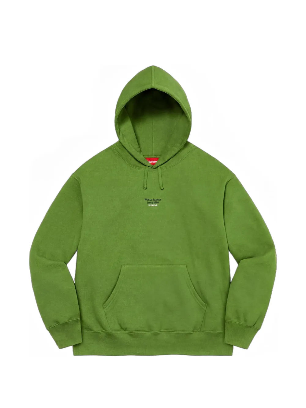 Supreme World Famous Micro hoodie - Verde - imagen 1