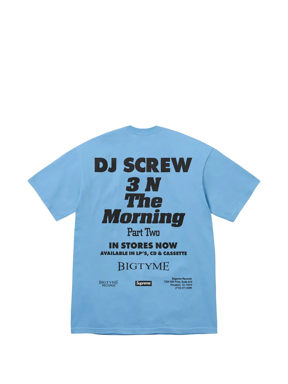 Supreme playera con estampado SUC en colaboración con DJ Screw - Azul - imagen 2