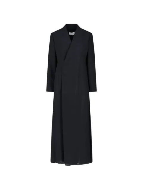 Maison Margiela vestido largo con cuello en V - imagen 1