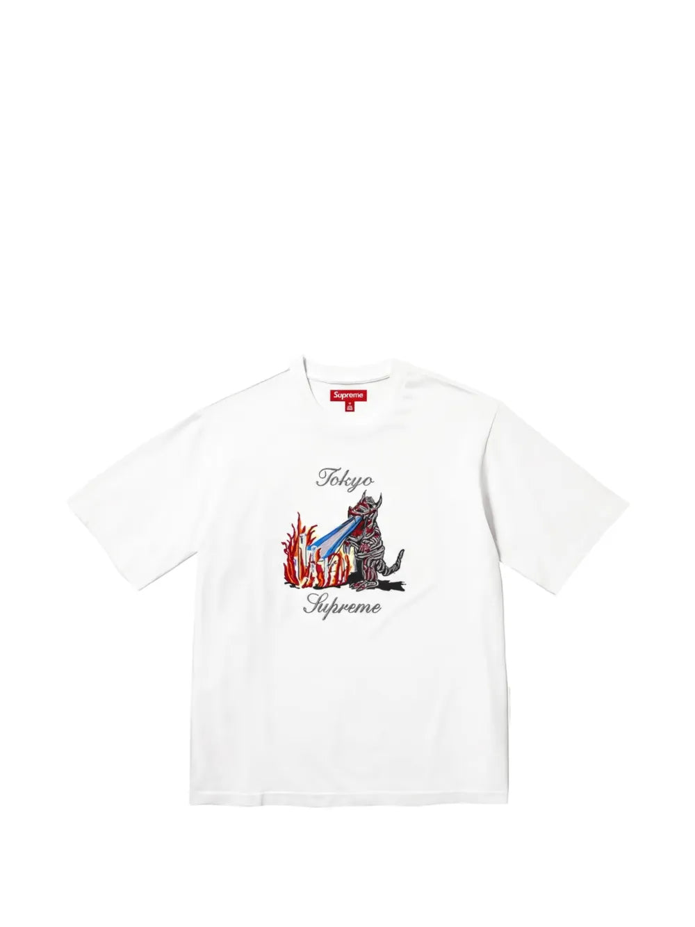Supreme playera con bordado Monster - Blanco - imagen 1