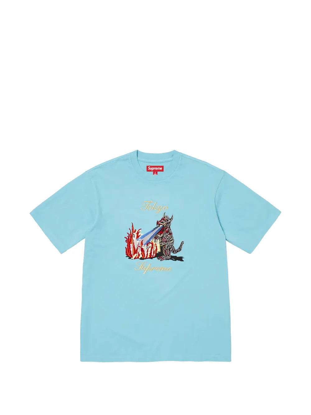 Supreme playera con bordado Monster - Azul - imagen 1