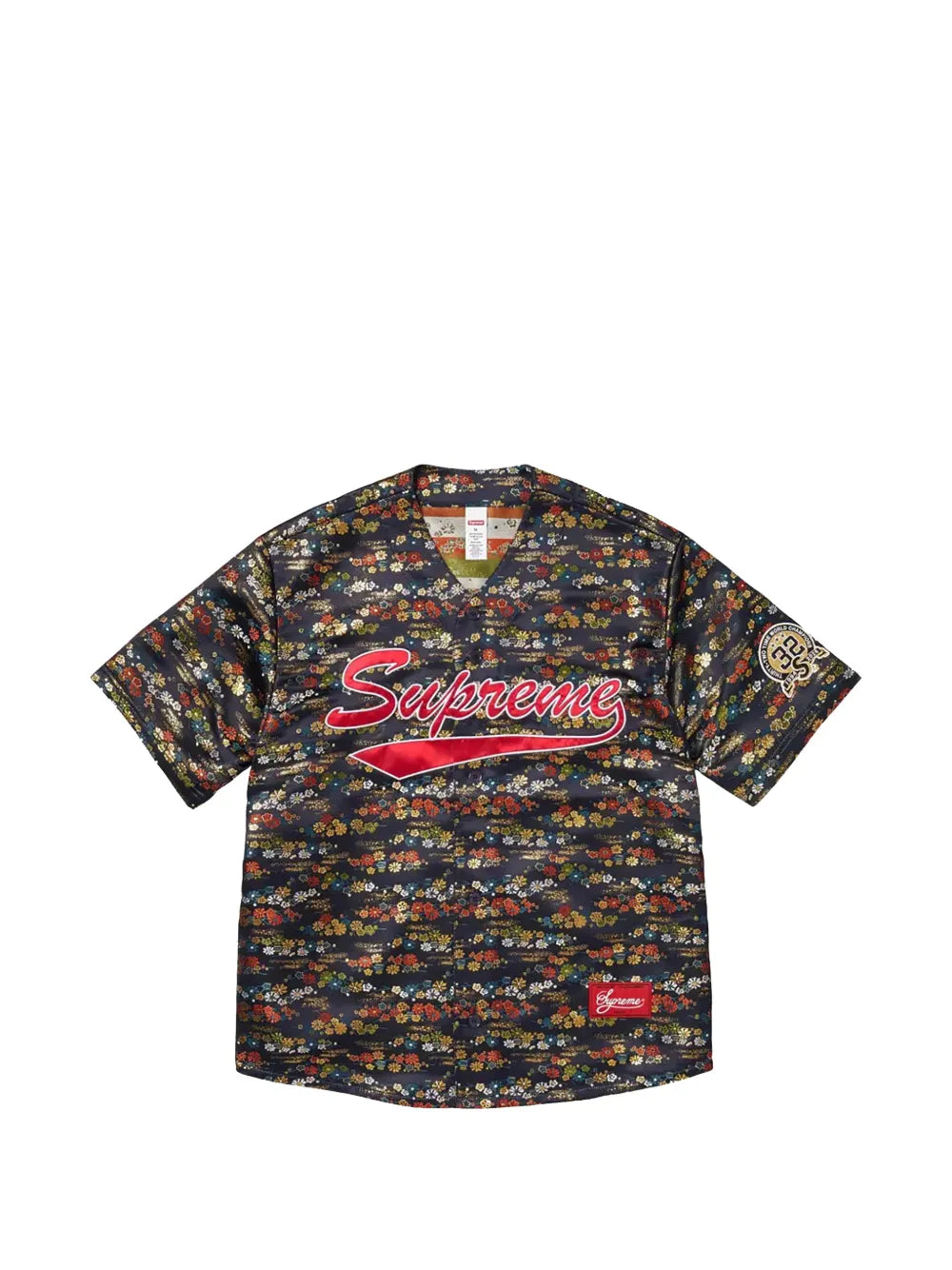 Supreme suéter con motivo floral en jacquard - Negro - imagen 1