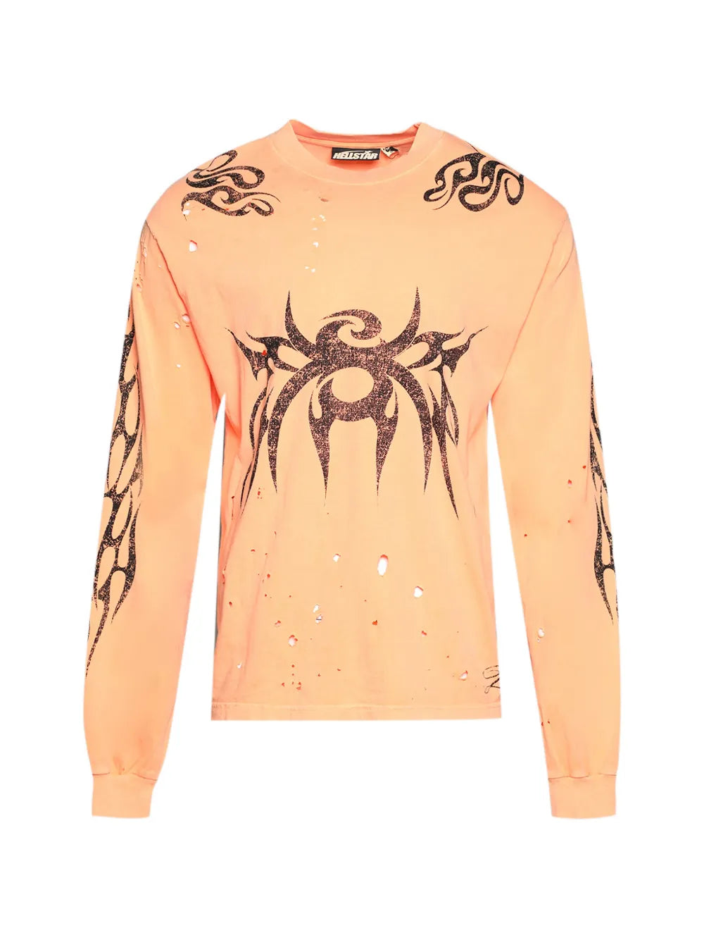 HELLSTAR playera con estampado gráfico naranja | Farfetch 35938286
