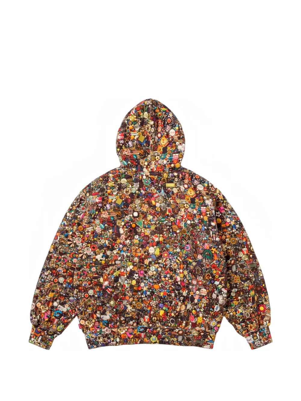 Supreme hoodie con estampado gráfico en colaboración con Mike Kelley - Marrón - imagen 2