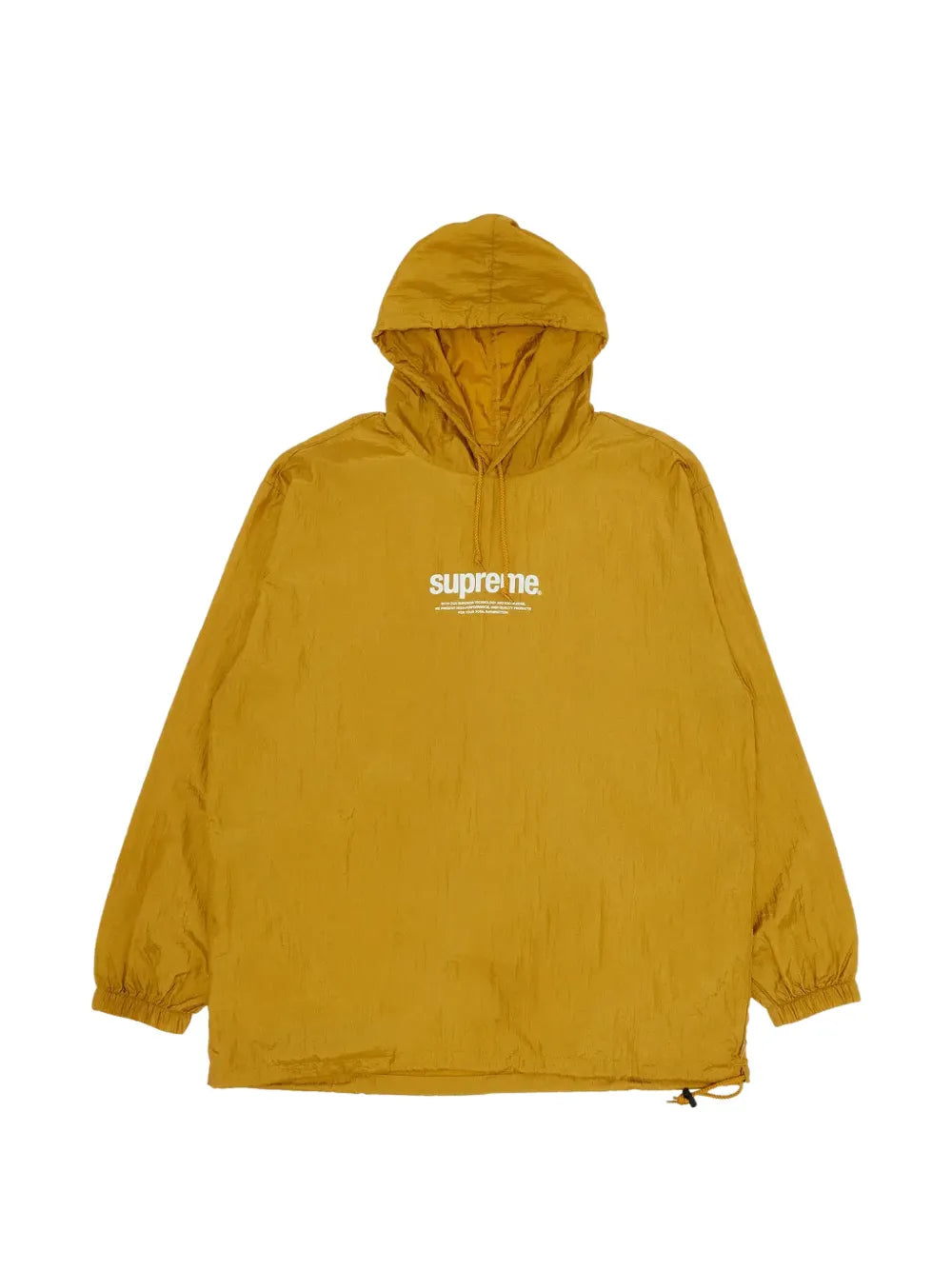 Supreme hoodie con logo estampado - Amarillo - imagen 1