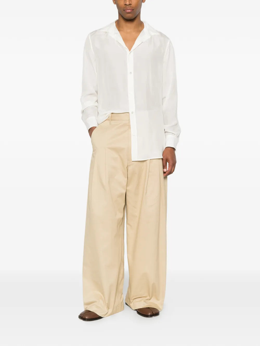 Maison Margiela camisa manga larga - Blanco - imagen 2