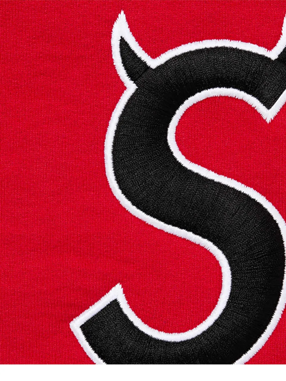 Supreme hoodie Devil S con cierre - Rojo - imagen 2