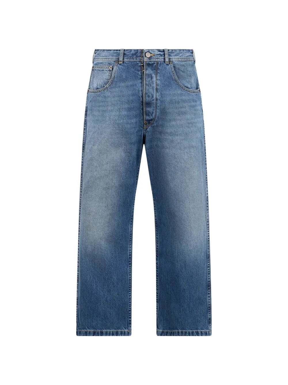 Maison Margiela jeans con correa y hebilla - Azul - imagen 1