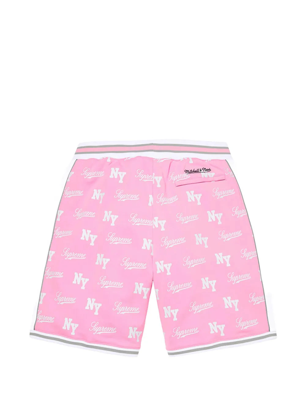 Supreme shorts de basquetbol con monograma en colaboración con Mitchell & Ness® - Rosado - imagen 2
