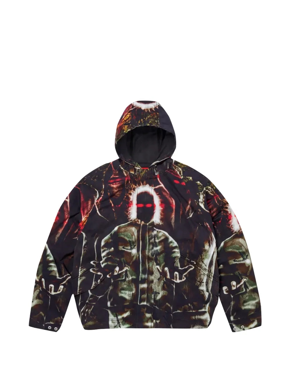 Supreme chamarra con estampado gráfico - Negro - imagen 1