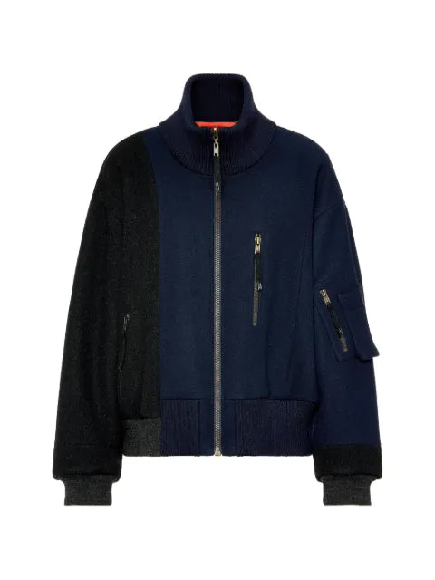 Maison Margiela chamarra bomber con paneles - imagen 1