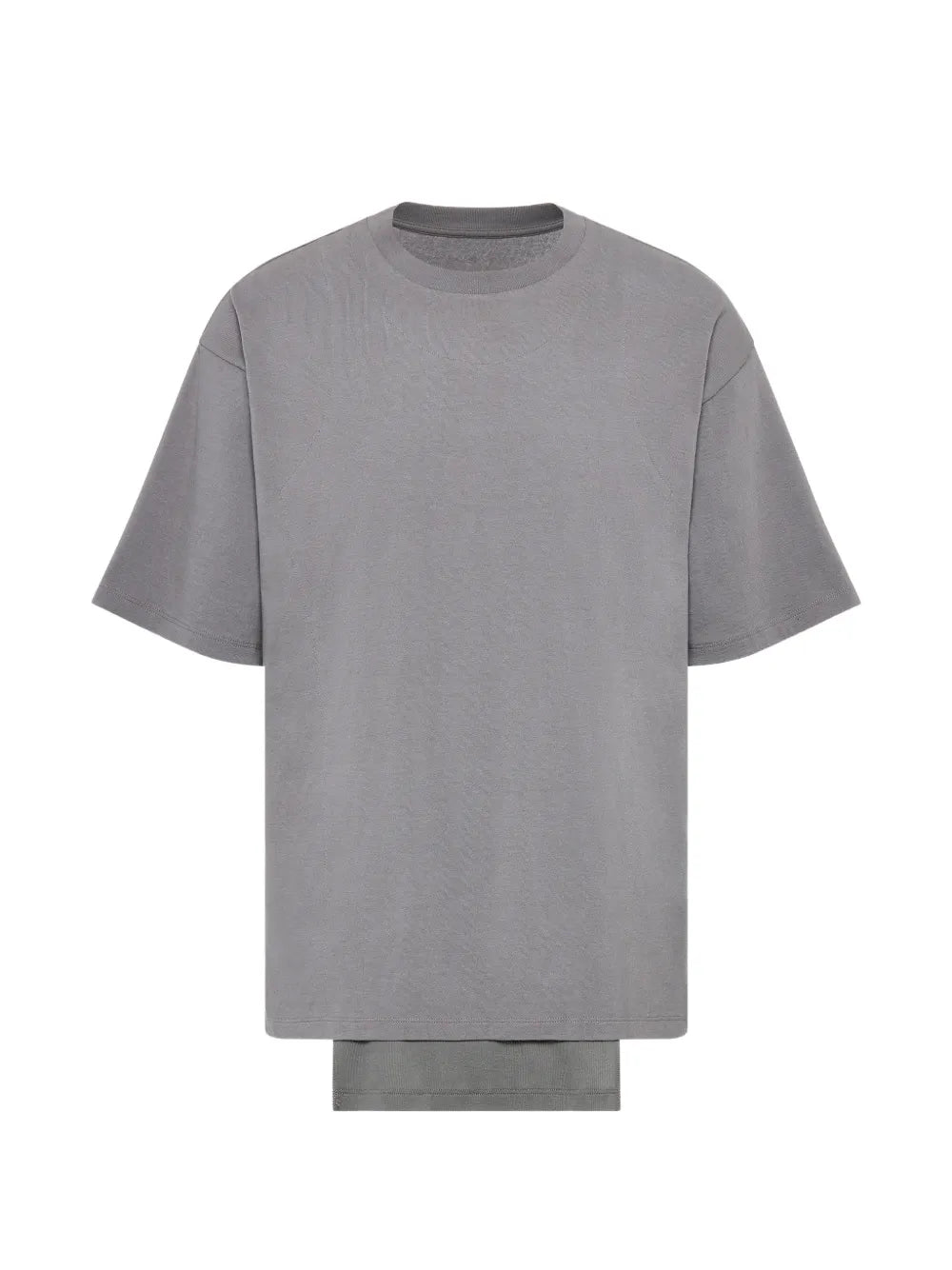 Maison Margiela playera con doble capa - Gris - imagen 1