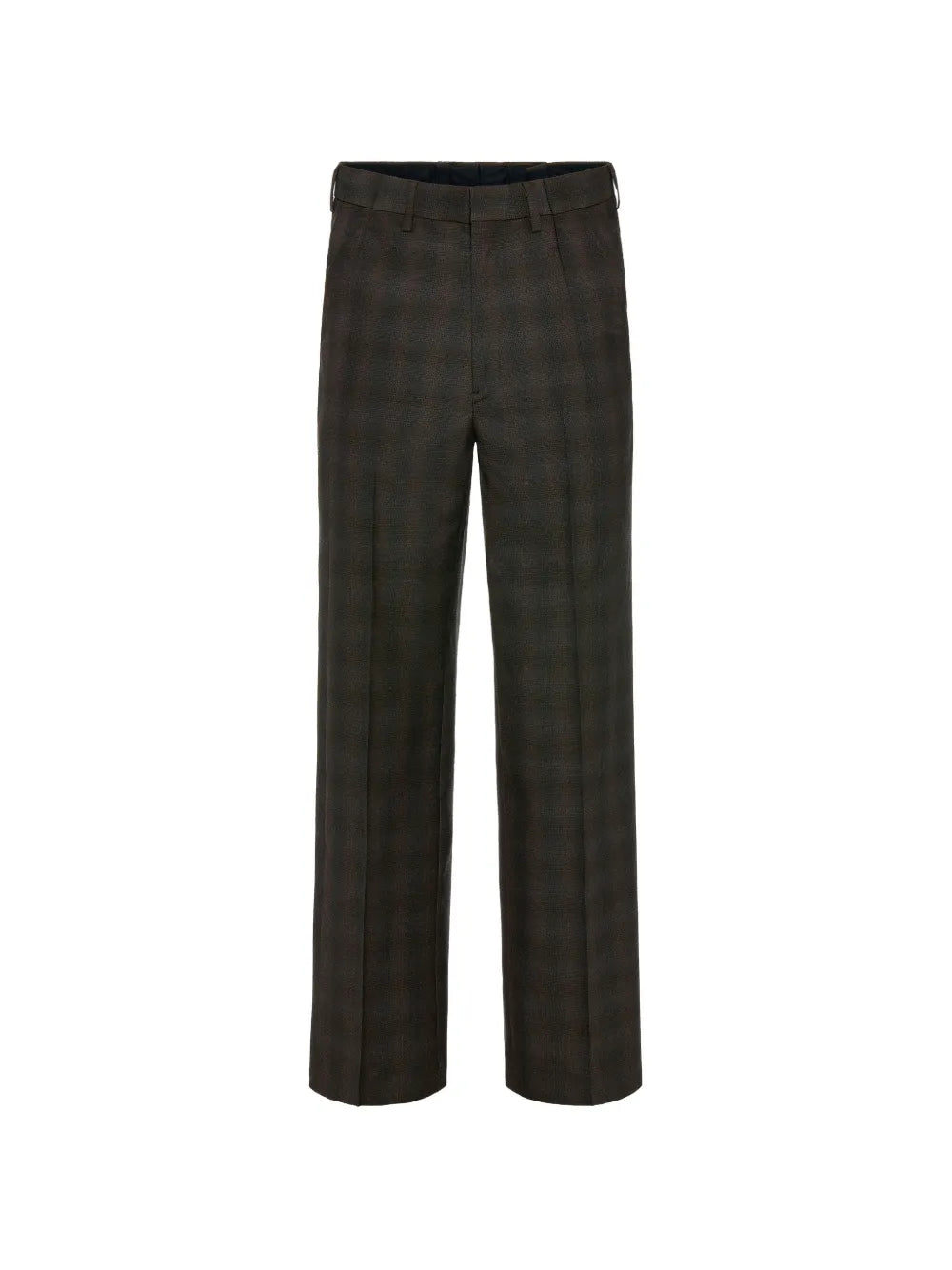 Maison Margiela pantalones de vestir con motivo de cuadros - Marrón - imagen 1