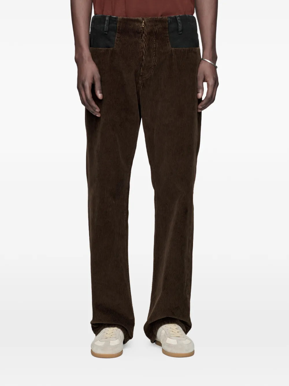 Maison Margiela jeans rectos con bolsillos - Marrón - imagen 4