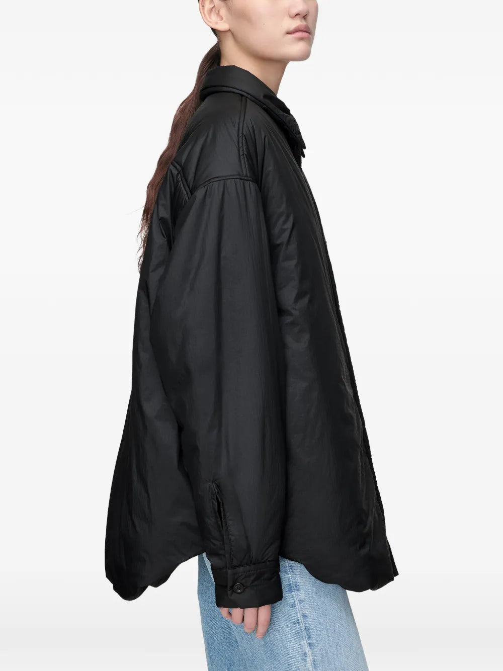 Maison Margiela chamarra capitonada oversize - Negro - imagen 4