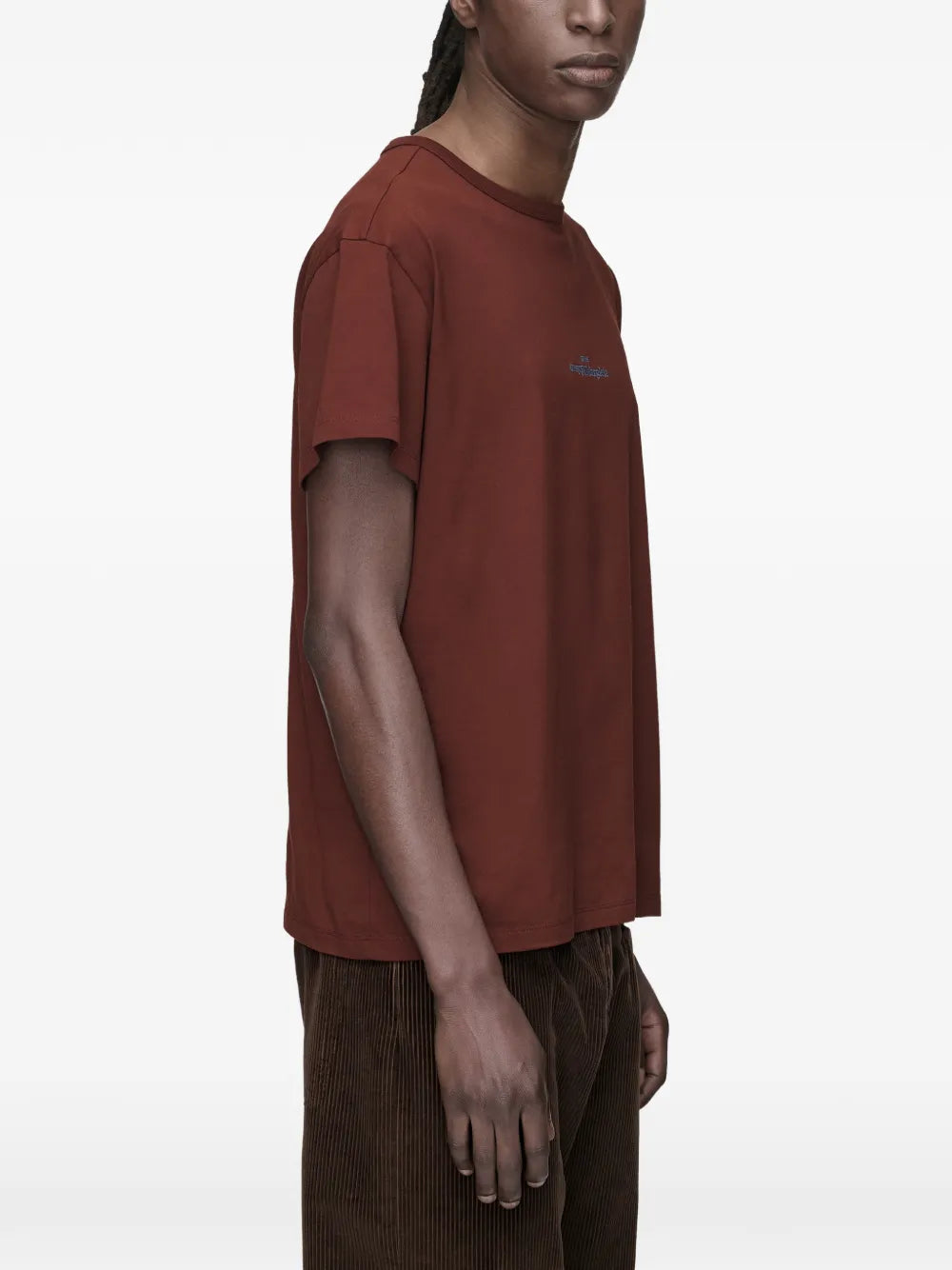 Maison Margiela playera con logo bordado - Rojo - imagen 4