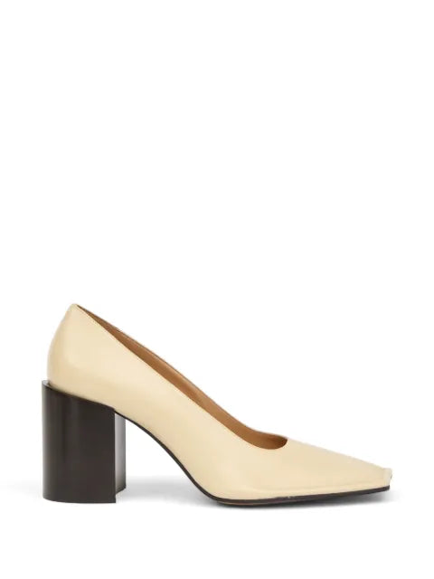 Maison Margiela zapatillas de piel con tacón de 85mm - Neutro - vista 1