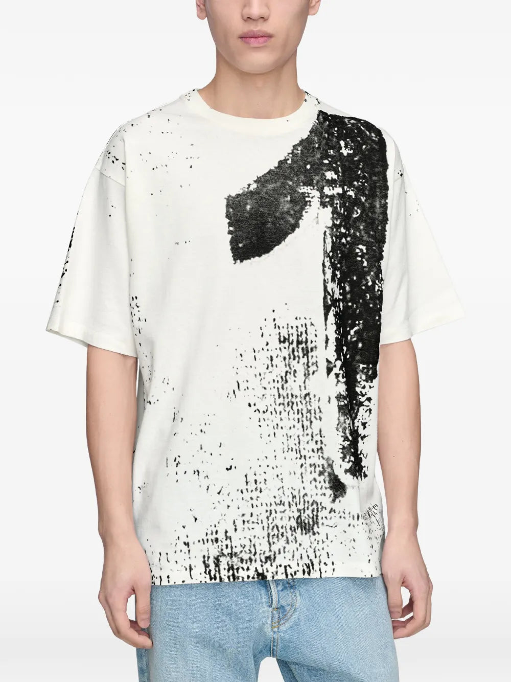 Maison Margiela playera con estampado 10 - Blanco - imagen 3
