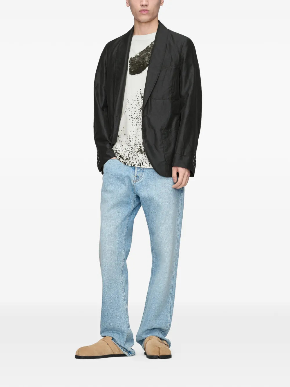 Maison Margiela playera con estampado 10 - Blanco - imagen 2