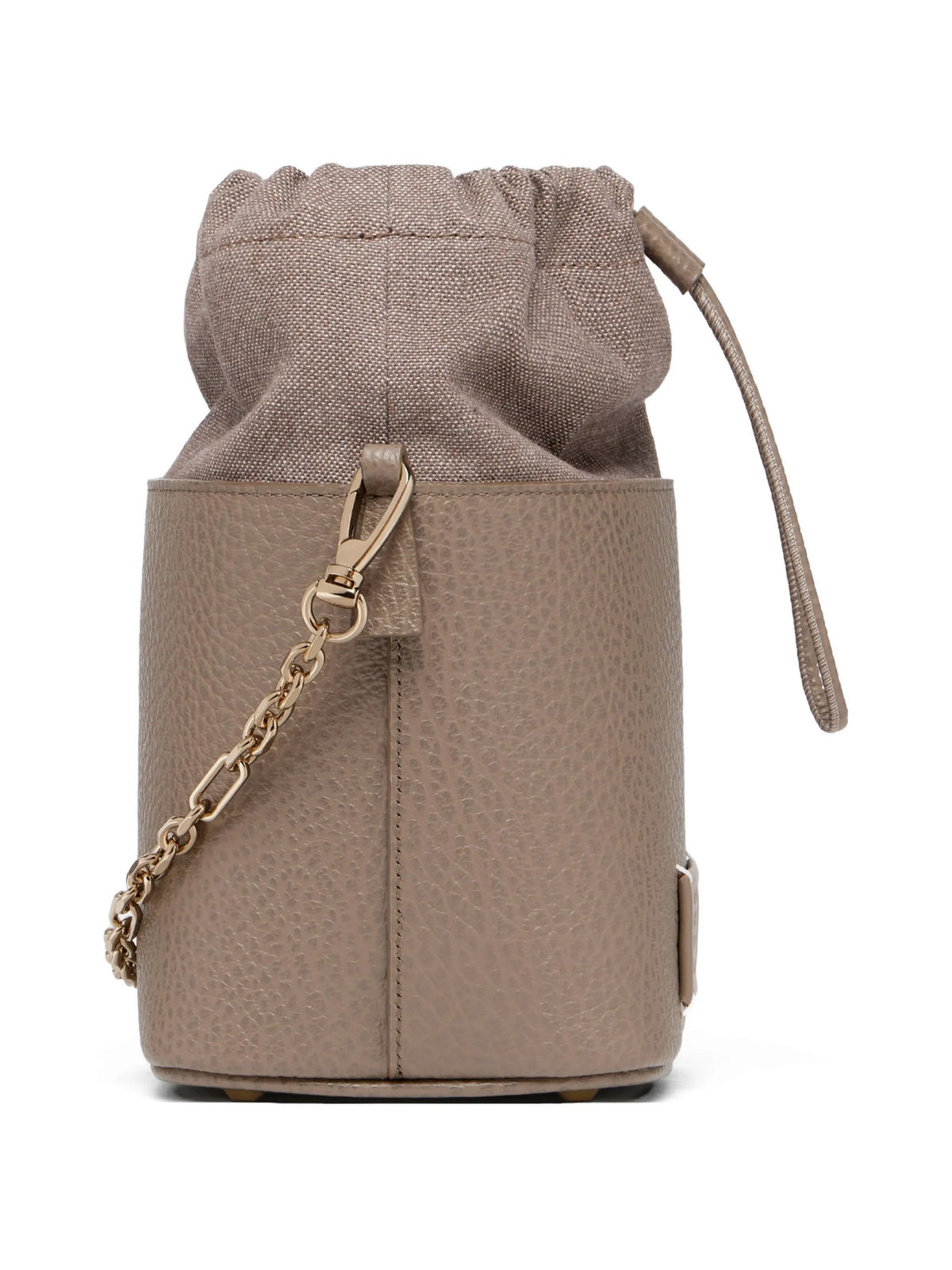 Maison Margiela bolsa bucket 5AC con piel granulada - Neutro - imagen 4