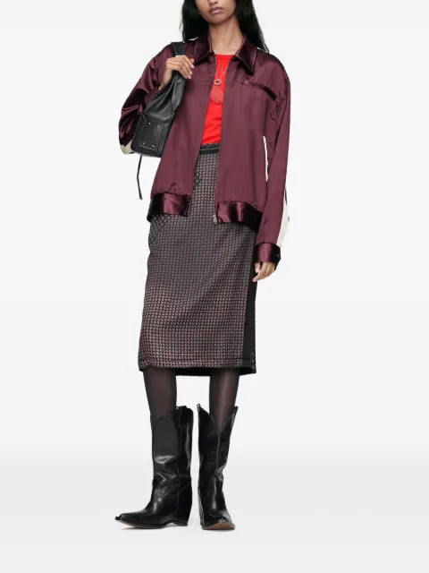 Maison Margiela chamarra bomber con detalle de rayas - imagen 2