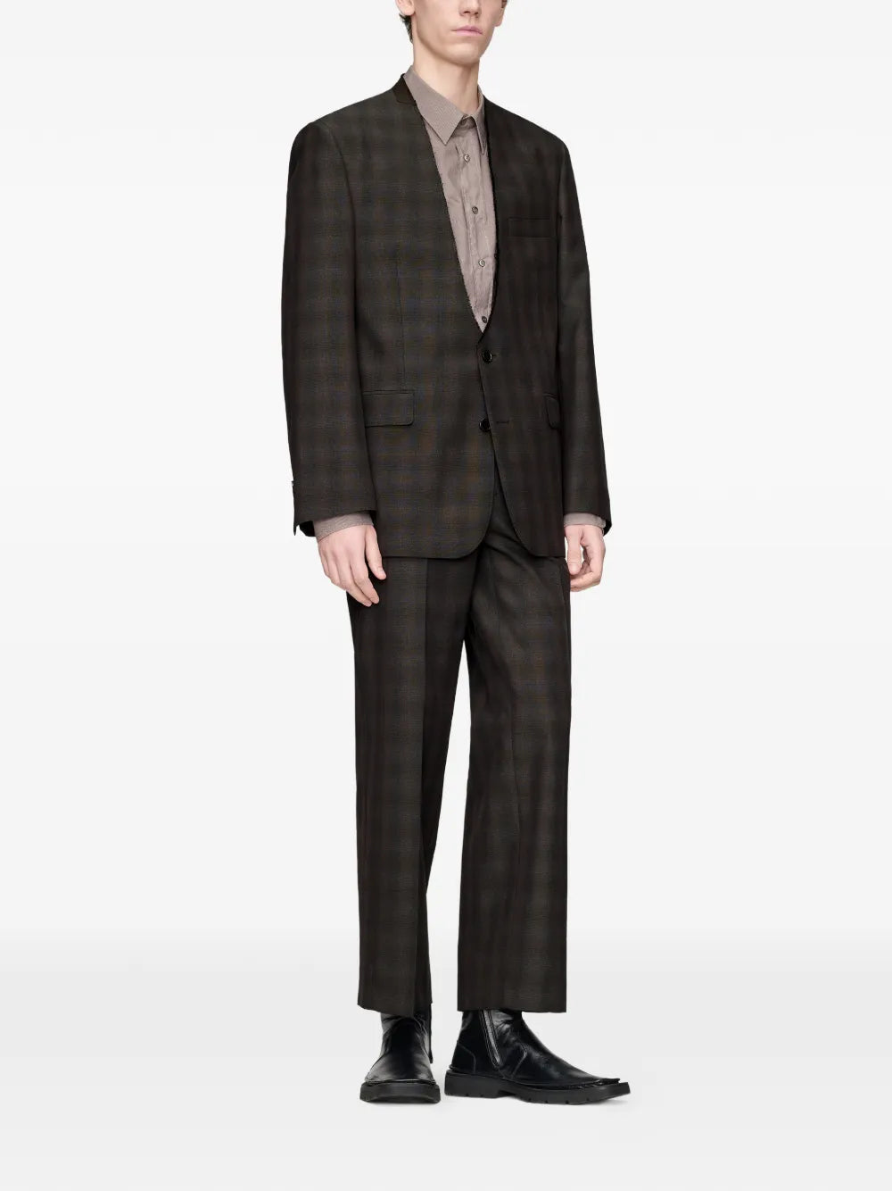 Maison Margiela blazer con botones - Marrón - imagen 2
