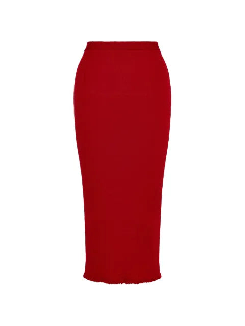Maison Margiela falda midi de canalé - imagen 1