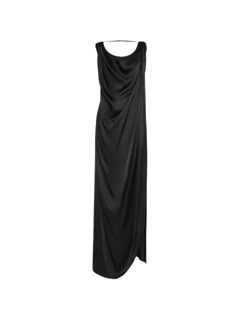 Maison Margiela vestido largo de satén - imagen 1