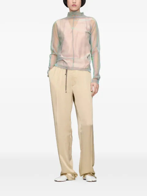 Maison Margiela playera tejido de malla manga larga - imagen 2