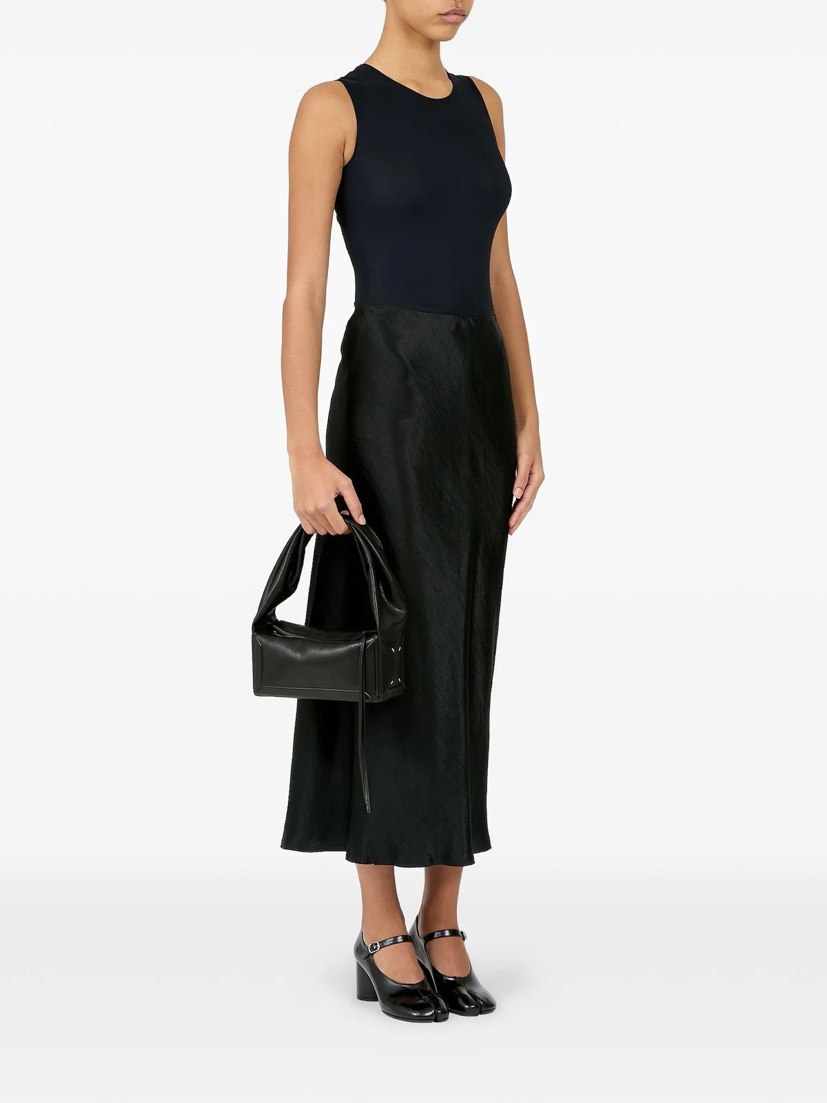 Maison Margiela bolsa Box East West pequeña - Negro - imagen 2