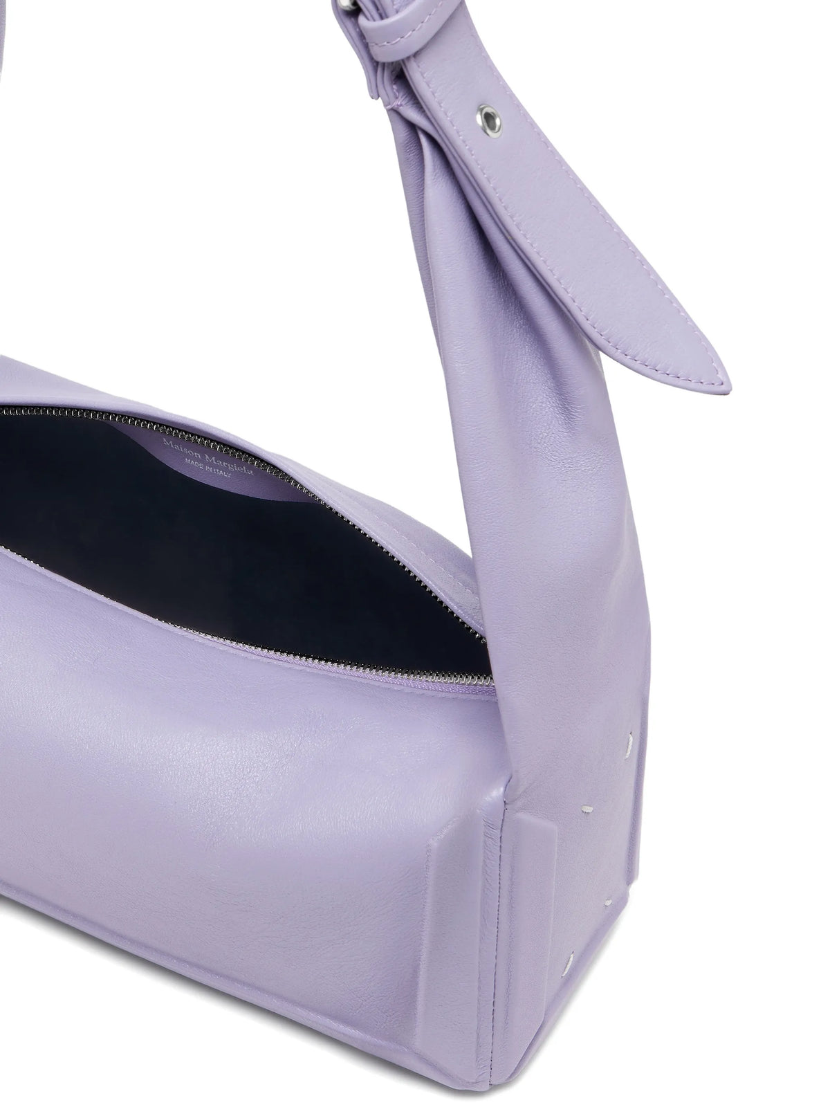 Maison Margiela bolsa Box East West mediana - Morado - imagen 4