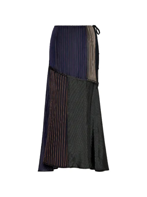 Maison Margiela falda larga con diseño patchwork - imagen 1