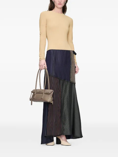 Maison Margiela falda larga con diseño patchwork - imagen 2