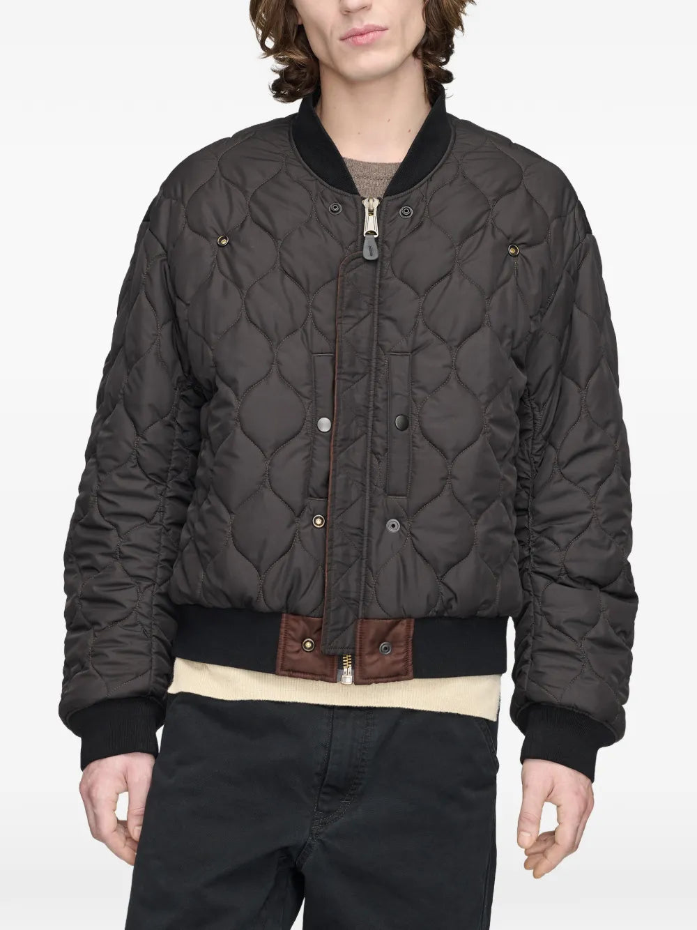 Maison Margiela chamarra bomber reversible con cuatro costuras - Marrón - imagen 3