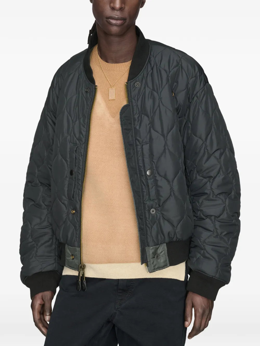 Maison Margiela chamarra bomber reversible - Gris - imagen 4