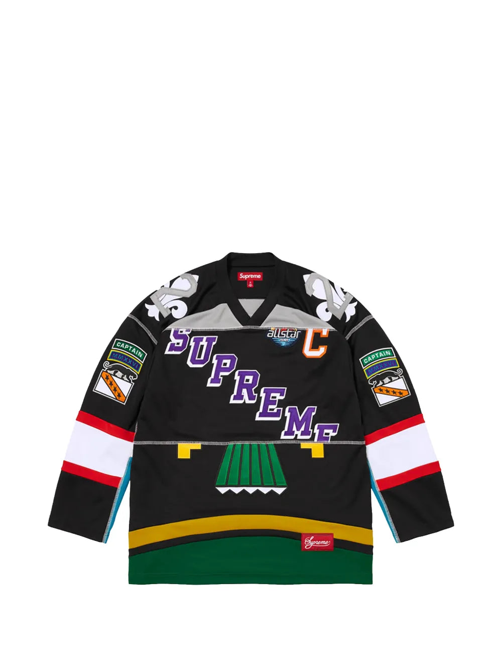 Supreme suéter con paneles - Negro - imagen 1
