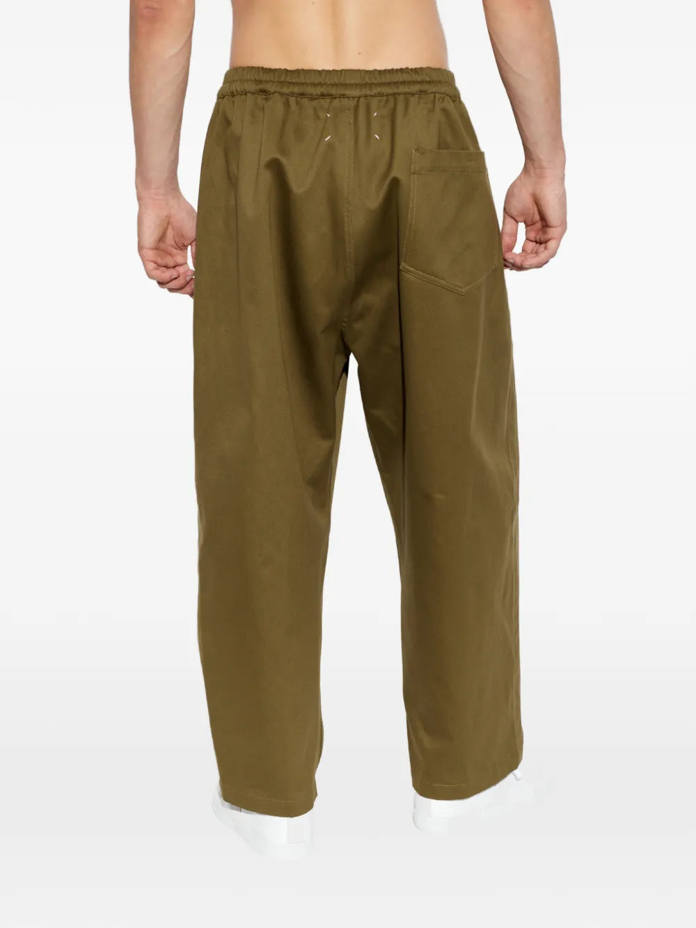 Maison Margiela pantalones holgados con pinzas - Verde - imagen 4