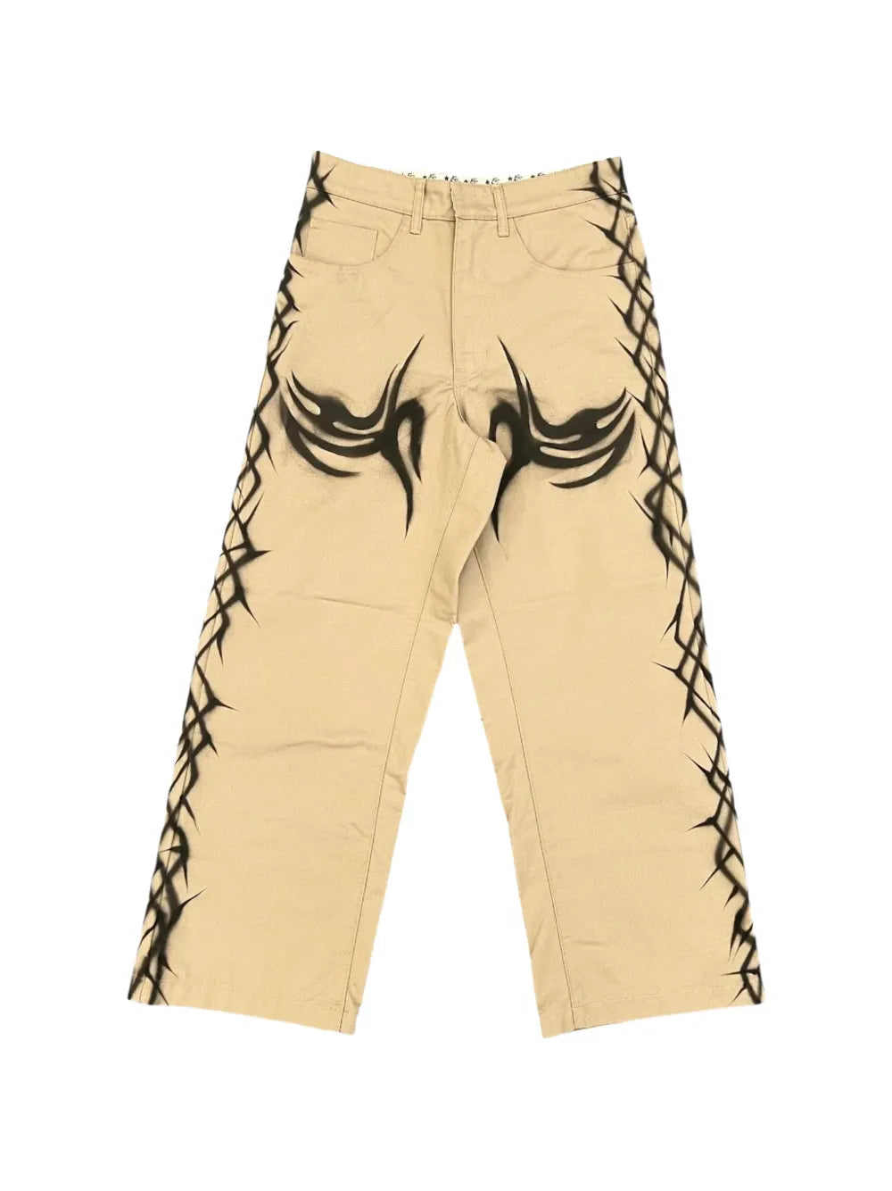 HELLSTAR pantalones con estampado gráfico neutro | Farfetch 36509389