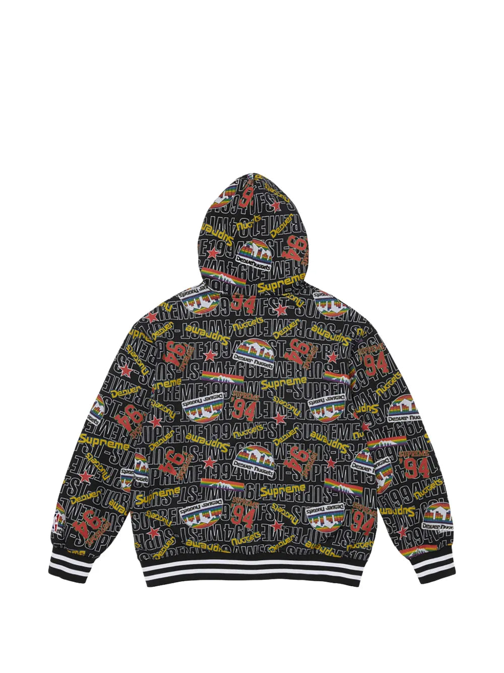 Supreme hoodie NBA en colaboración con Mitchell & Ness - Negro - imagen 2