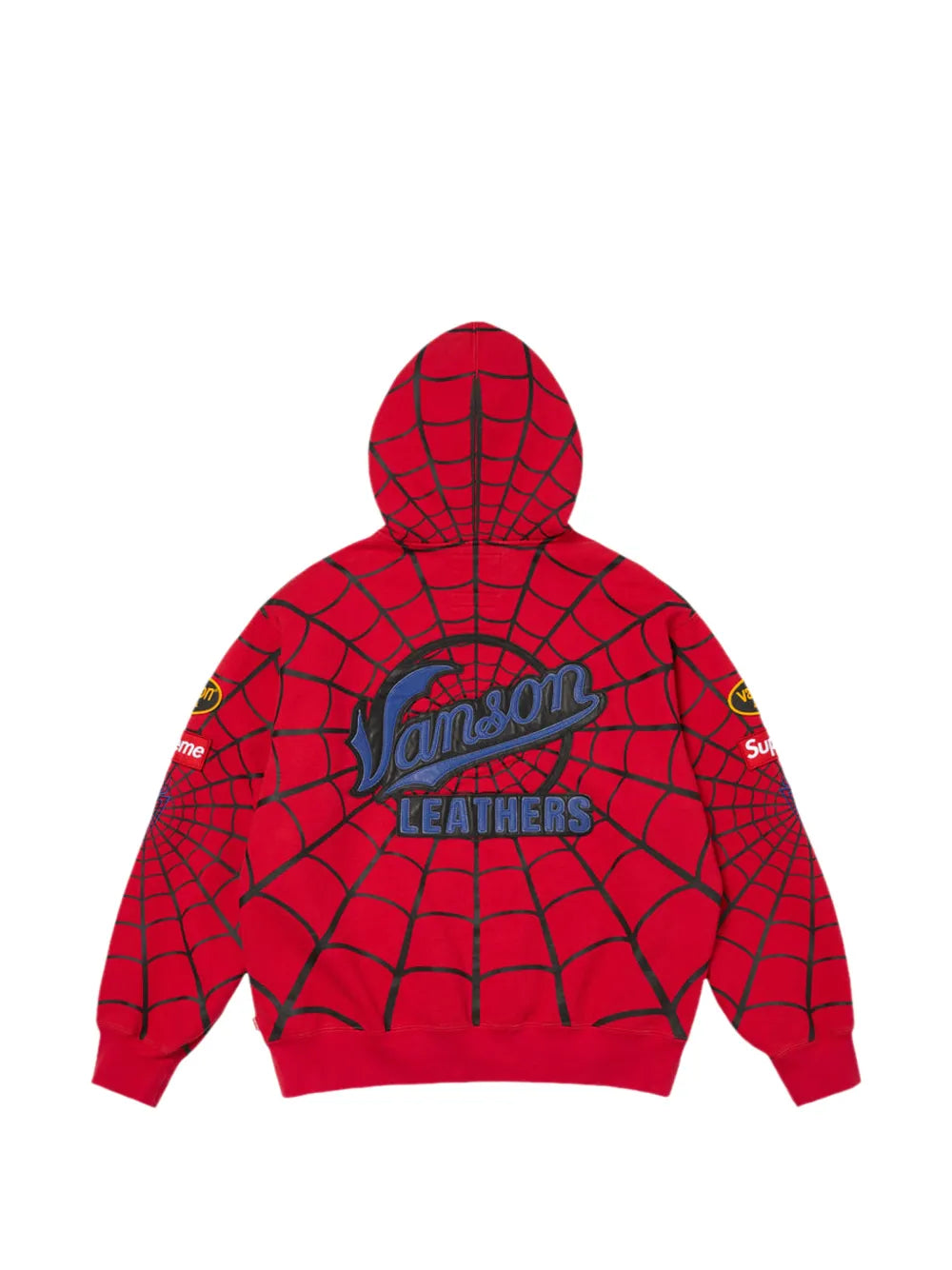 Supreme hoodie Spider-Man en colaboración con Vanson Leathers en colaboración con Marvel - Rojo - imagen 2