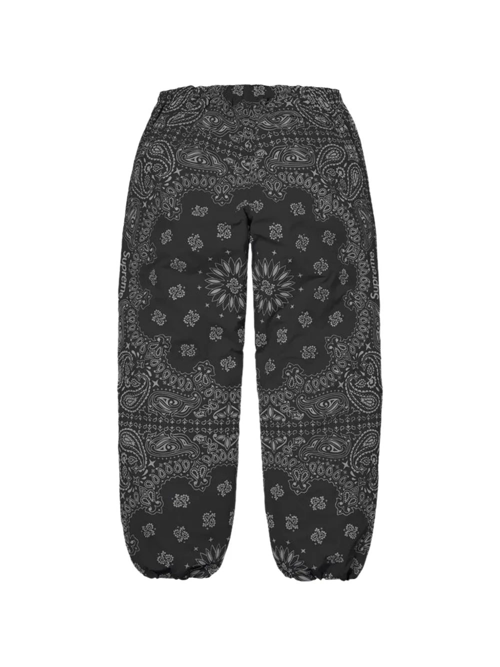 Supreme pants con estampado de bandana - Negro - imagen 2