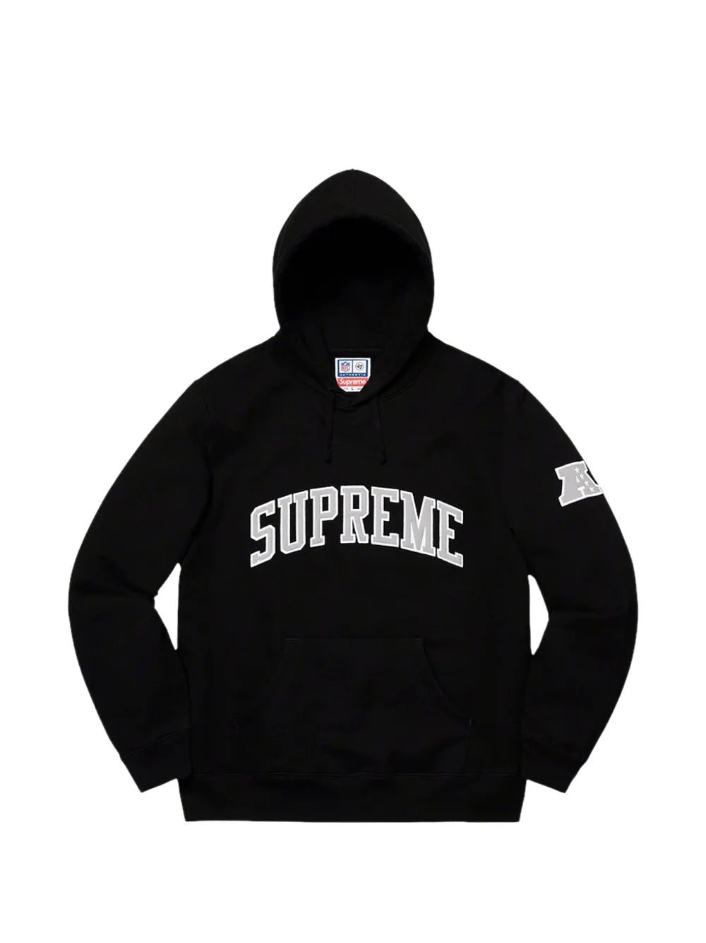Supreme hoodie con logo estampado en colaboración con Raiders '47 - Negro - imagen 1