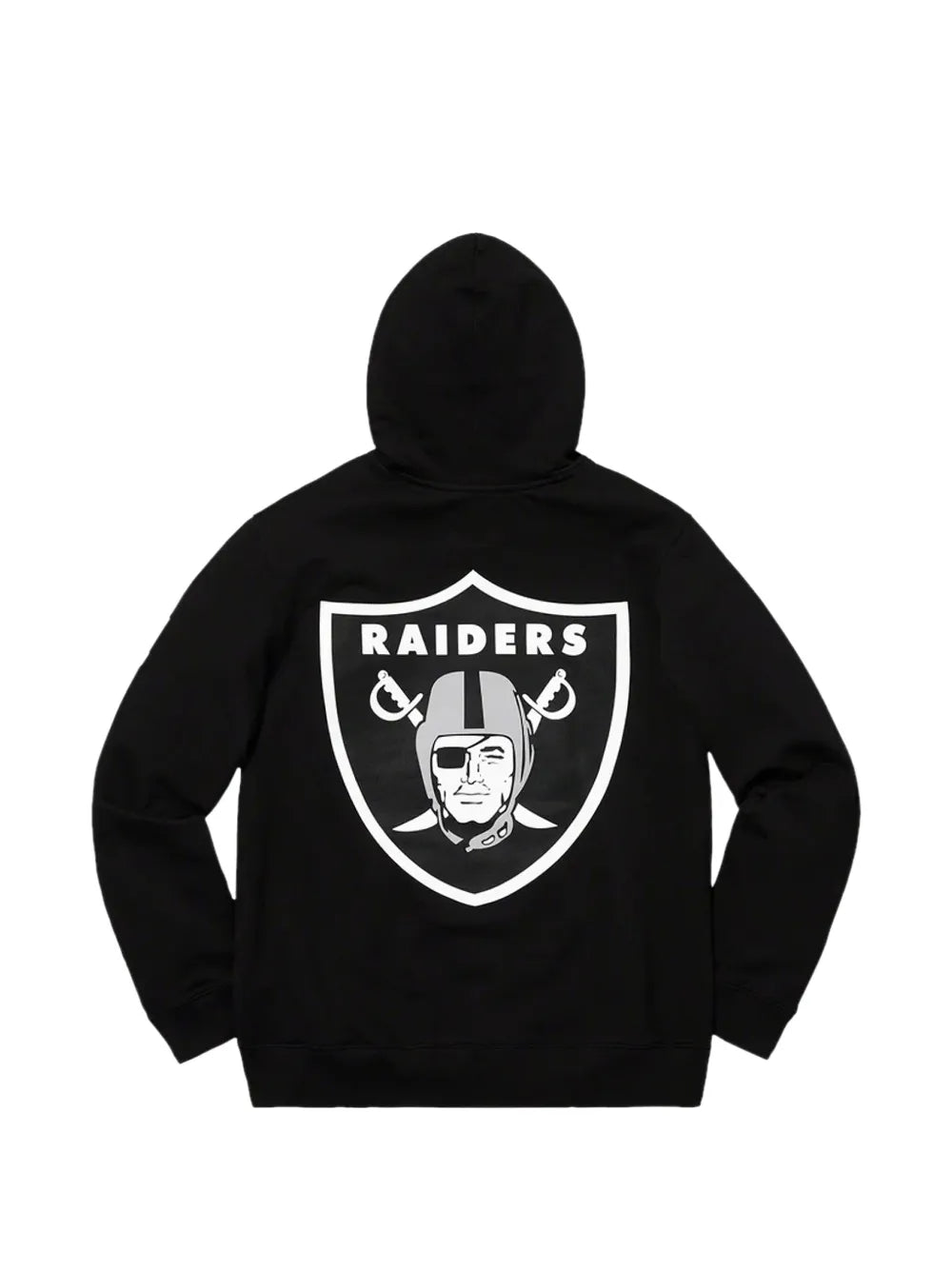 Supreme hoodie con logo estampado en colaboración con Raiders '47 - Negro - imagen 2